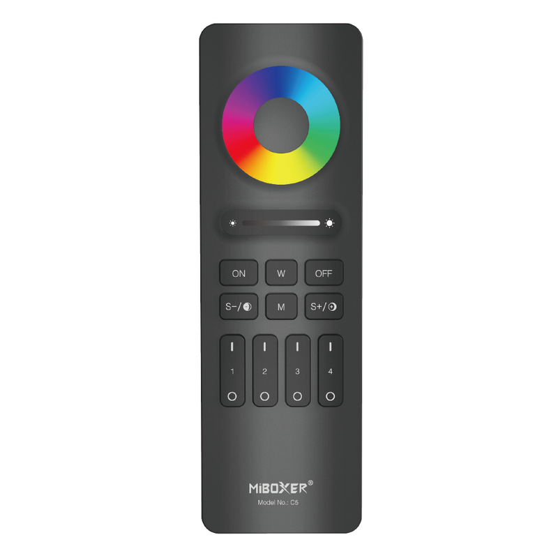 Mi-Light afstandsbediening RGB+CCT vooraanzicht