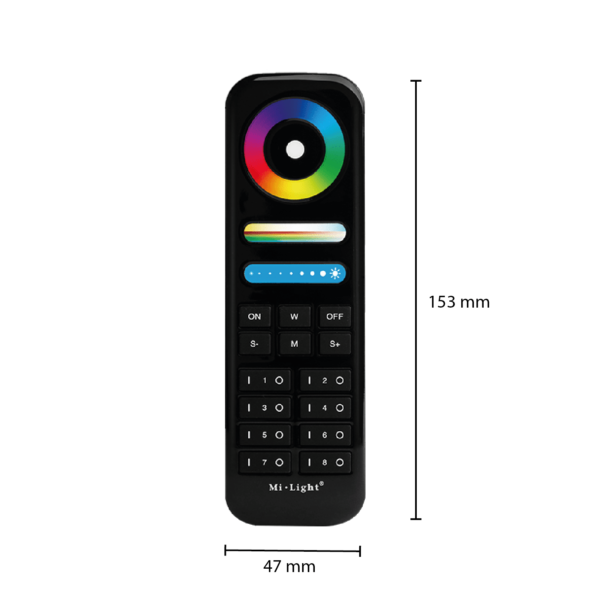Mi-Light Remote Control 8 Groups | RGB+CCT