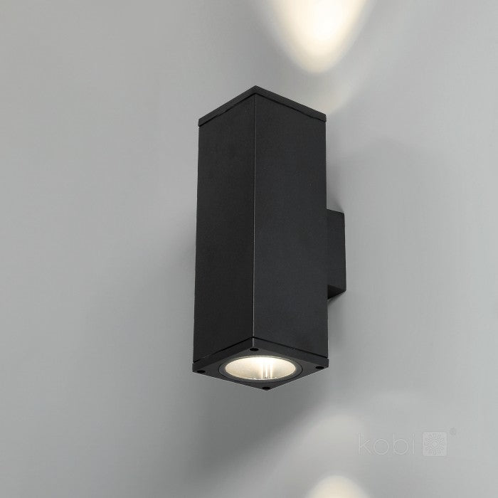 LED Wall Light Bi-Directional 260mm Square GU10 IP54