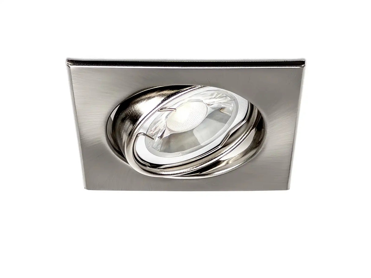 Luminaria empotrable LED GU10 IP20 86x86mm inclinable