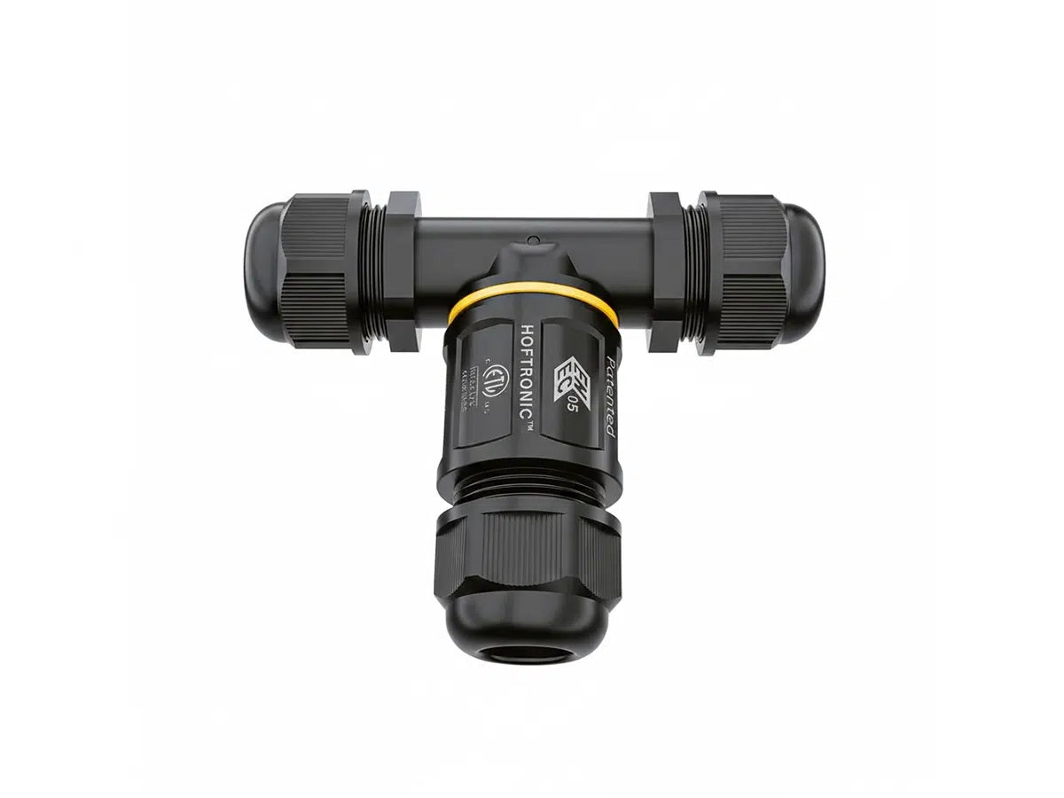Conector de cable impermeable IP68 | Forma en T