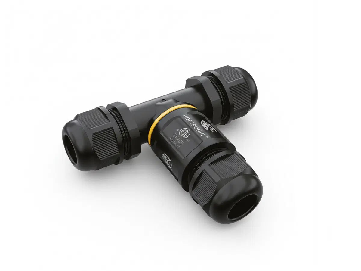 Conector de cable impermeable IP68 | Forma en T