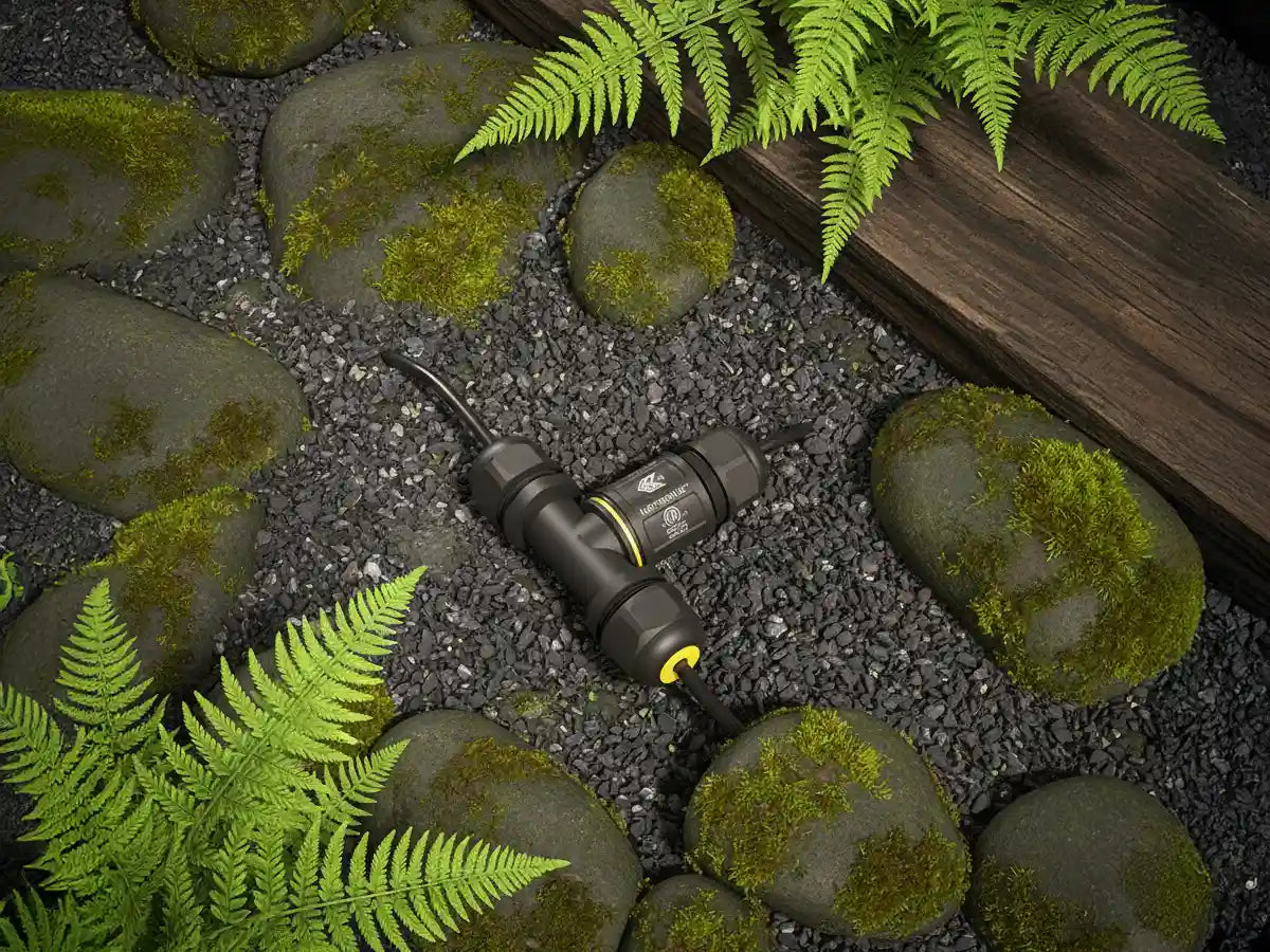 Conector de cable impermeable IP68 | Forma en T