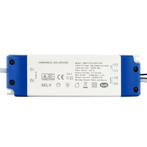 LED Driver regulable 0-10V 34W 800mA / 38W 900mA / 44W 1060mA