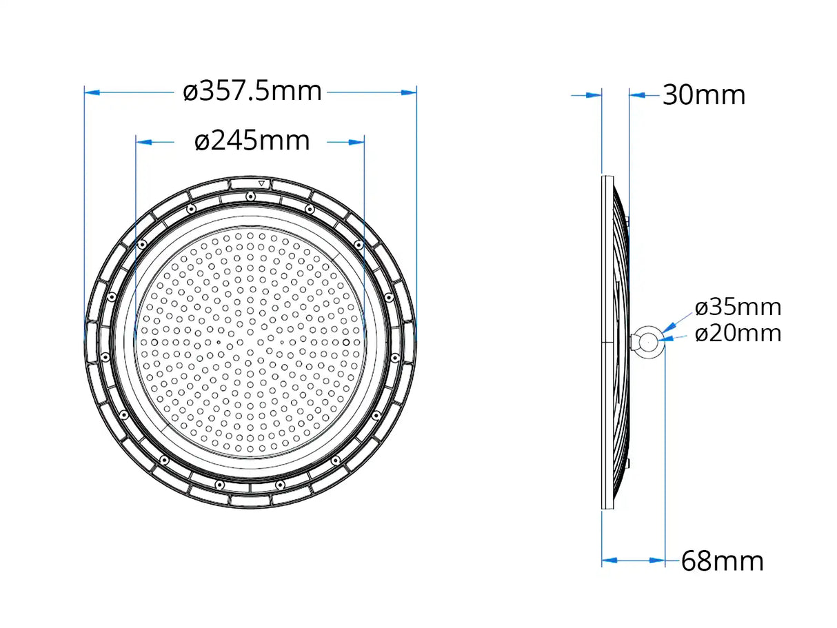 LED UFO Highbay Basic 200W | 120lm/W