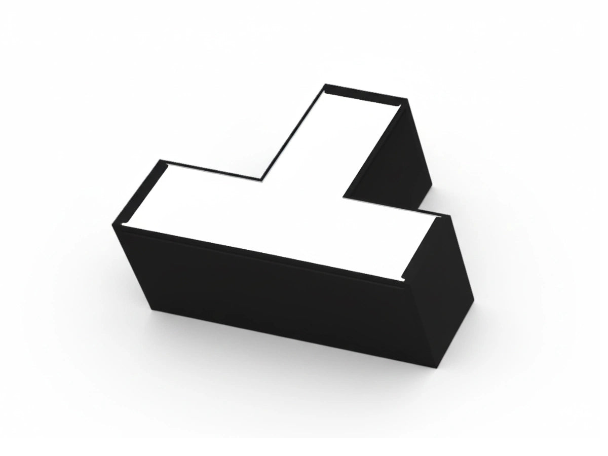 Conector en T para barras de luz LED | División en T para grids y ramificaciones