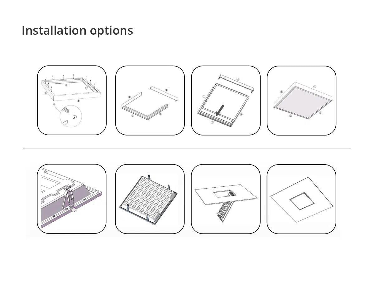 Panel LED 60x60cm Regulable 18W o 25W 200lm/W