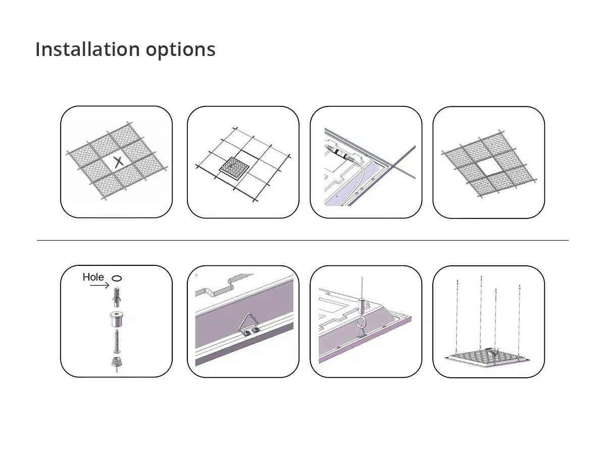 LED Panel 60x60cm 28W 140lm/W Adjustable Light Color (CCT)