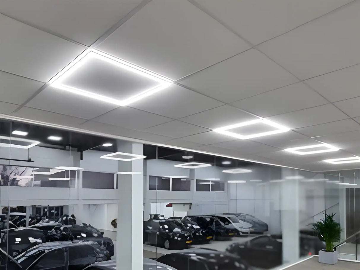 LED Panel hollow 60x60cm 36W Adjustable light color (CCT)