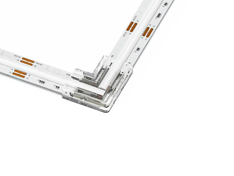 Conector de esquina para tira LED COB RGB | 10mm