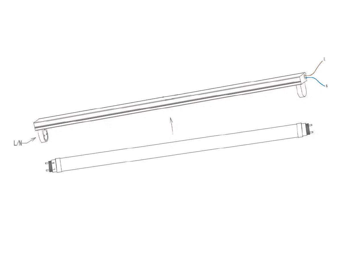 LED TL Tube T8 150cm 18/25W 200lm/W