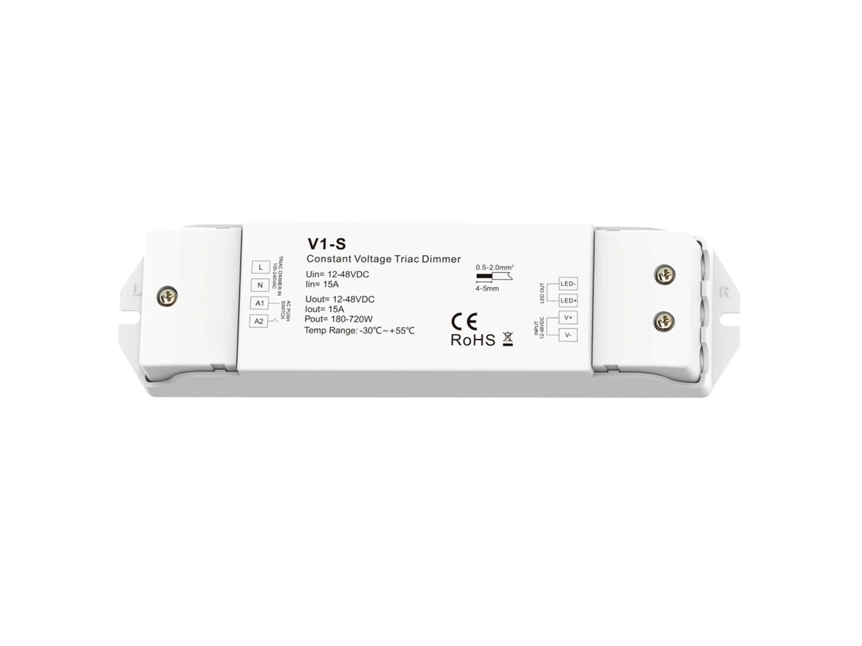 Controlador regulable para tira LED AC100V-240V 15A - para luz blanca