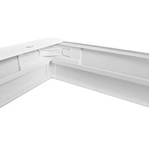 White Surface-mounted frame LED Panel 60x120cm - Standard height 42mm