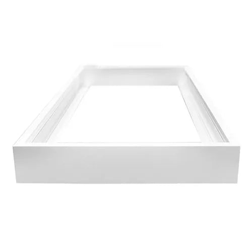 White Surface Mount Frame LED Panel 60x60cm - Standard height 42mm