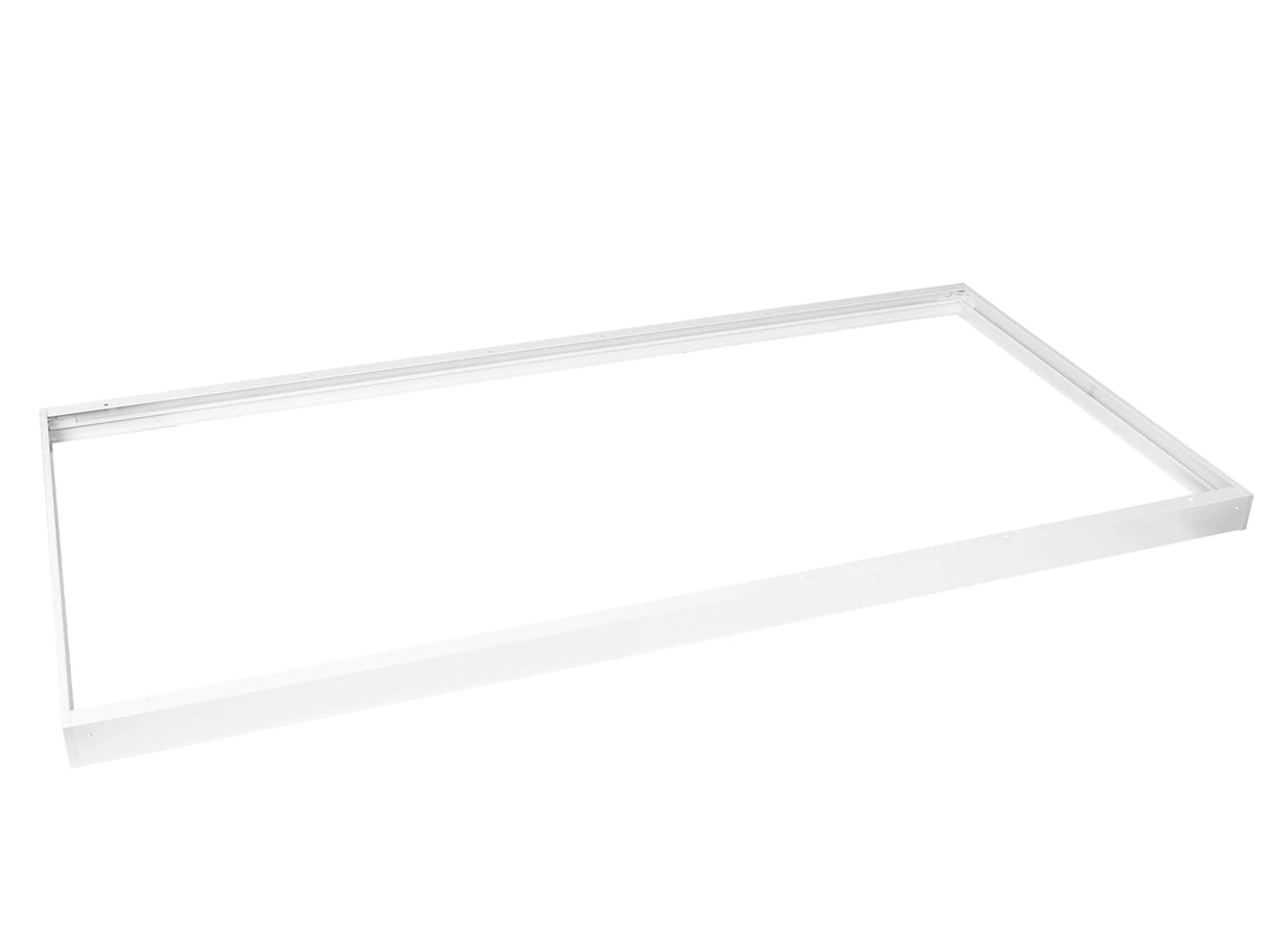 White Surface-mounted frame LED Panel 60x120cm - Extra high 68mm