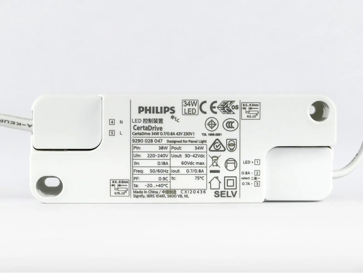 Philips LED Driver sin parpadeo 28W | 32W | 36W | 700mA - 800mA - 900mA