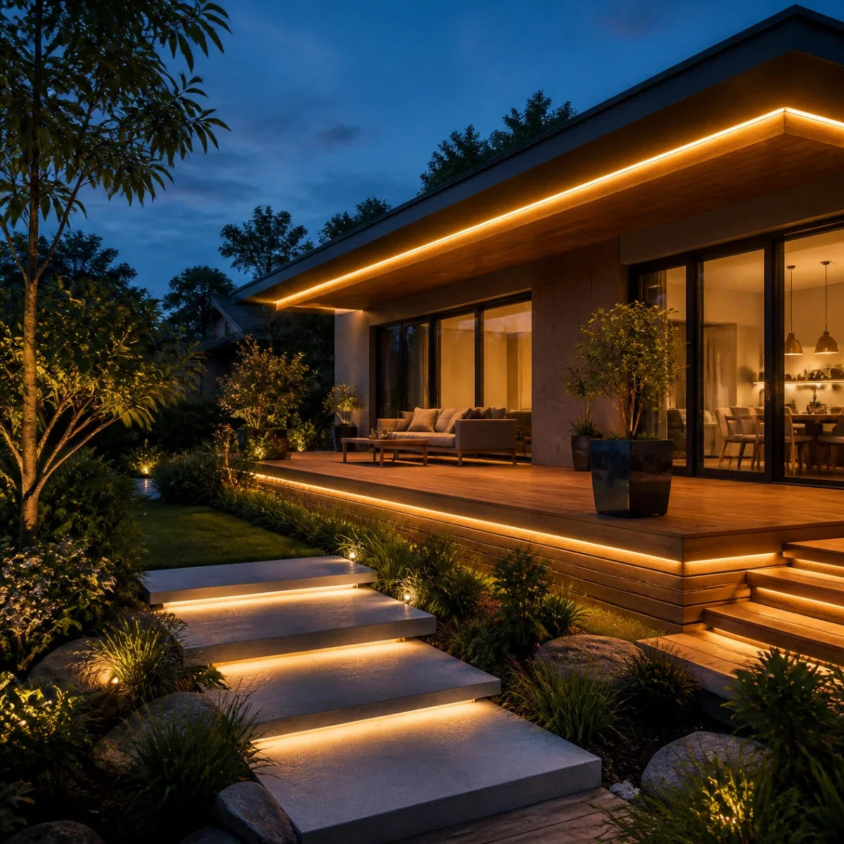 Outdoor LED strips