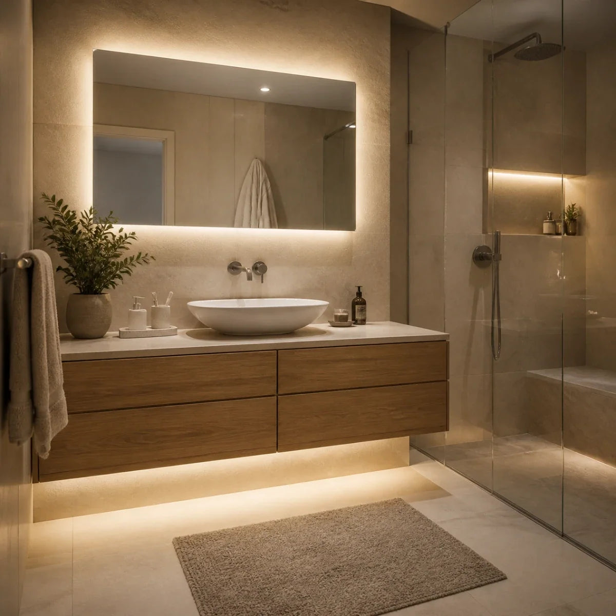 LED strips for bathrooms