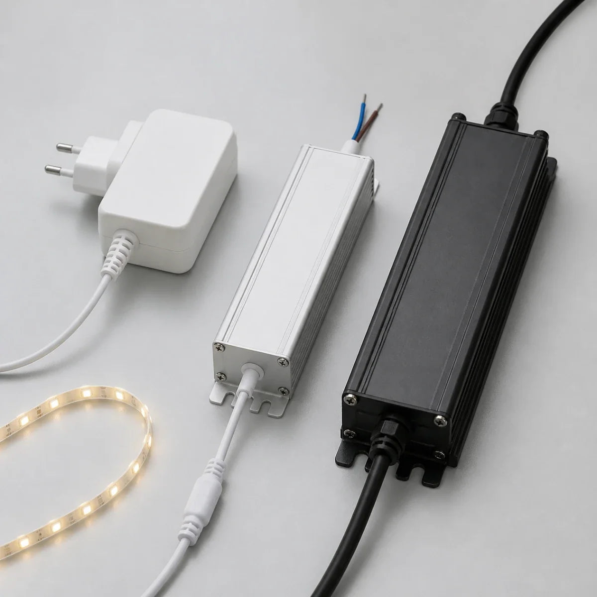 Fuentes de alimentación para tiras LED