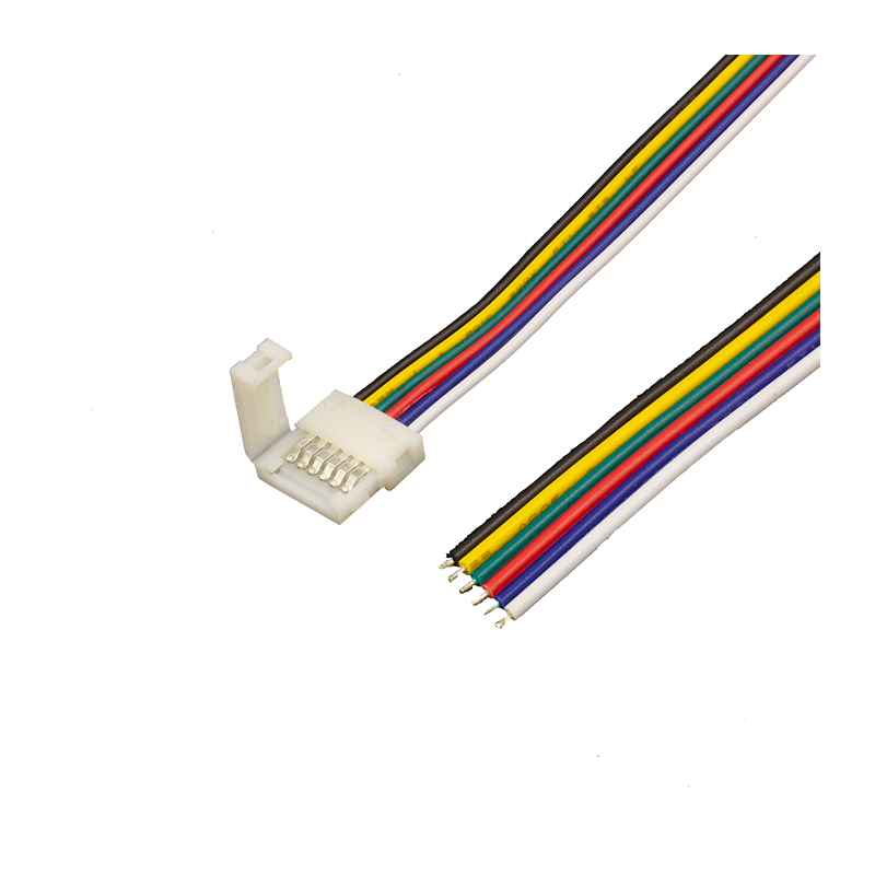Conector tira LED tira a alimentación | RGB+CCT 12mm