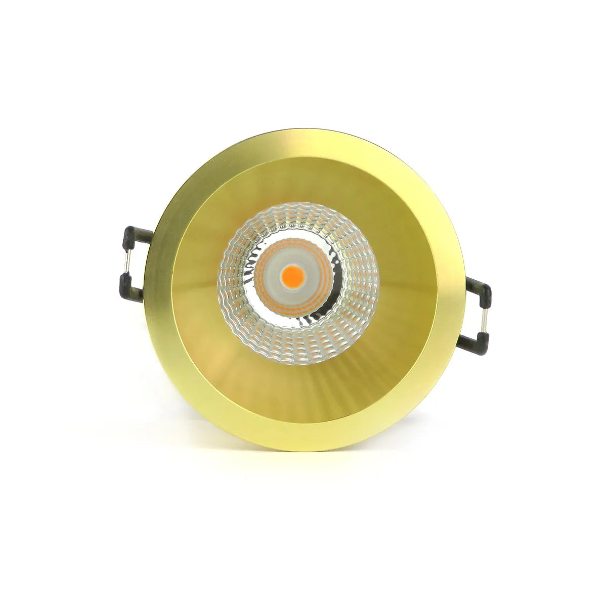Gold LED Recessed Spotlight 5W 3000K warm white ⌀80mm Anti glare