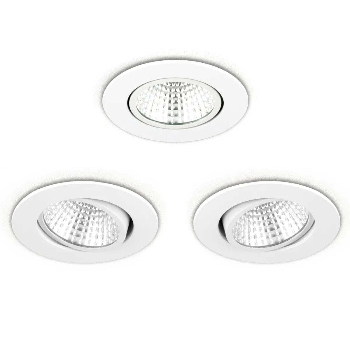 Foco empotrable LED 5W orientable y regulable 85 mm