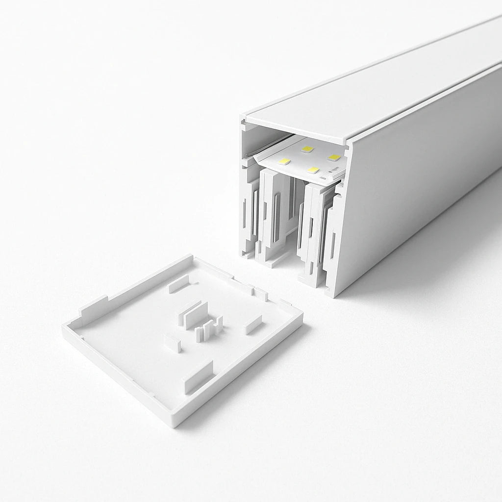 Hanging LED Light Bar White 150cm 48W Connectable