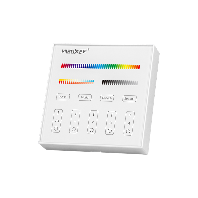 Mi-Light Wall Control 4 Groups | RGB+CCT