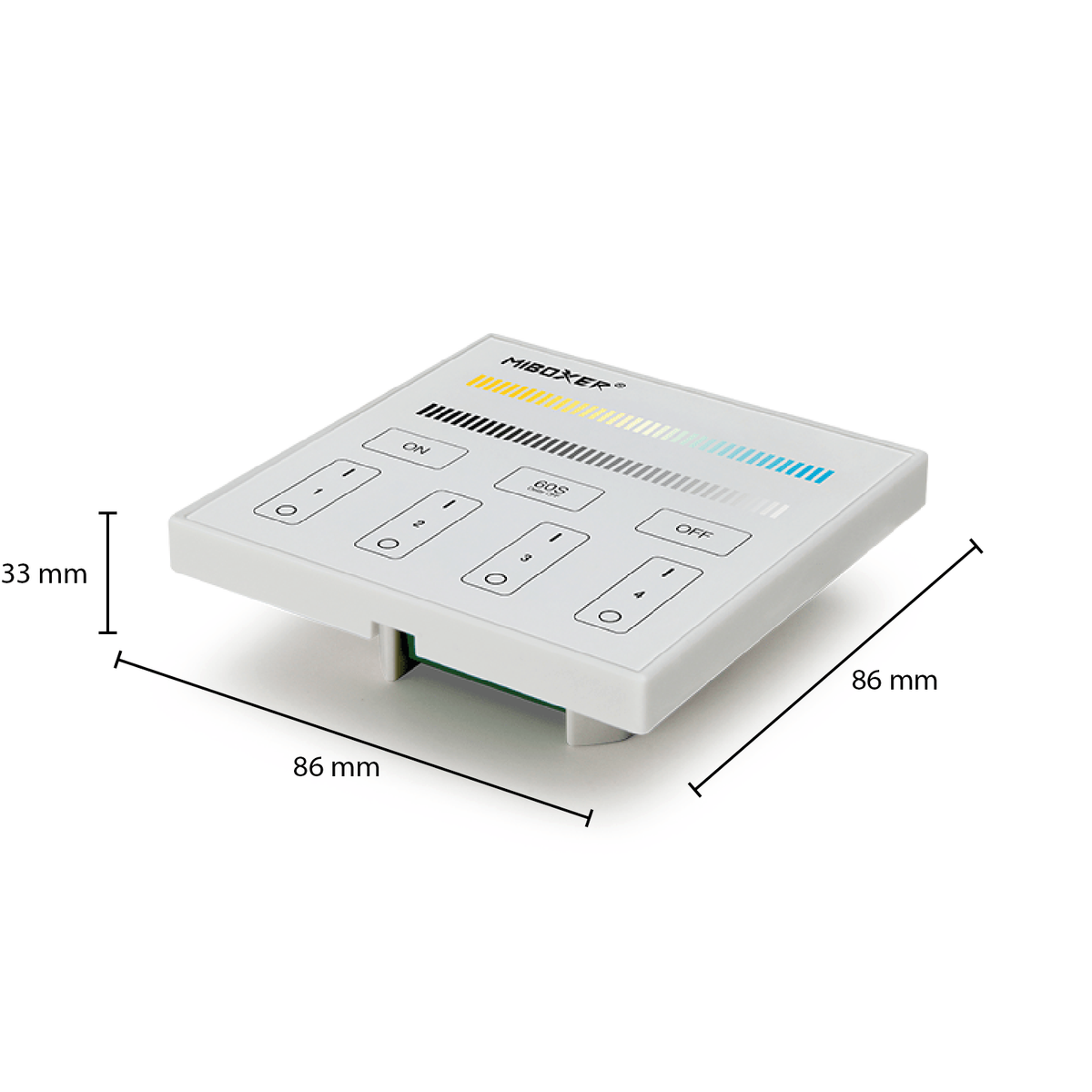 Control de pared Mi-Light 4 grupos | CCT