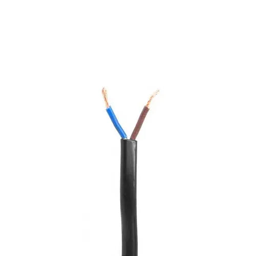 Extension power cable 0.75mm² 2-core 10m/50m/100m