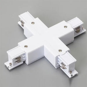 Conector de cruz para sistema de riel