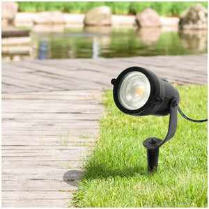 Foco de jardín LED con casquillo GU10 | Carcasa de aluminio IP65
