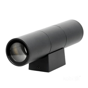 LED Wall Light Bi-Directional 65x260mm Round GU10 IP54