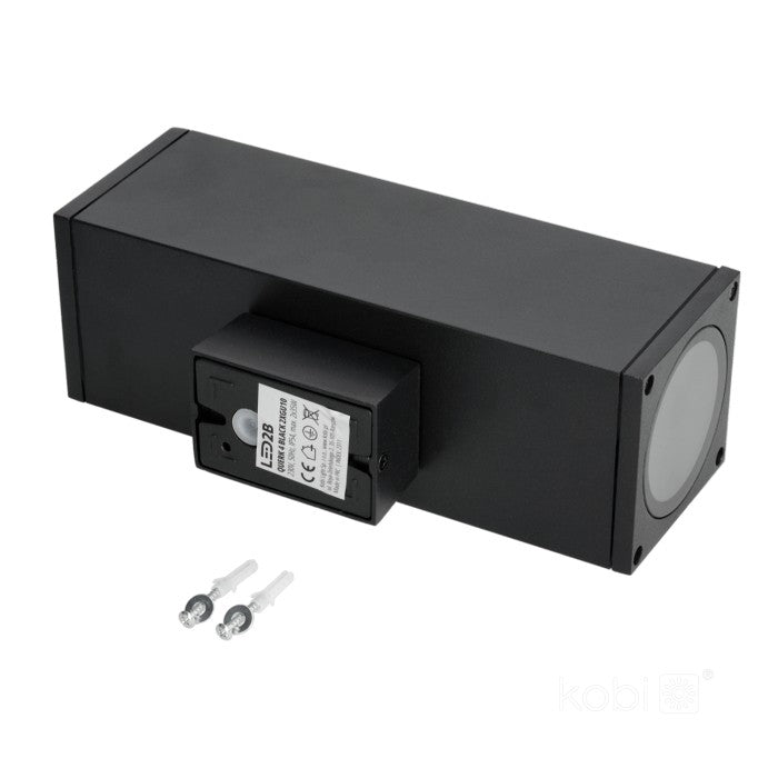 LED Wall Light Bi-Directional 260mm Square GU10 IP54