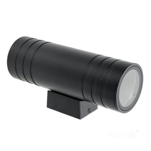 LED Wall Light Bi-Directional 90x260mm Round GU10 IP54