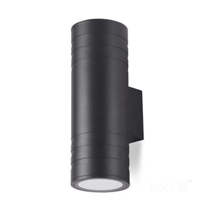 LED Wall Light Bi-Directional 90x260mm Round GU10 IP54