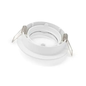LED recessed fixture GU10 IP20 white ⌀84mm tiltable