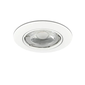 LED recessed fixture GU10 IP20 white ⌀84mm tiltable