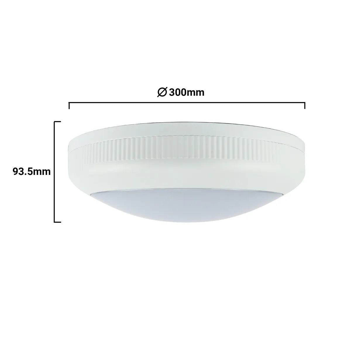 LED Bulkhead surface mounted IP66 IK08 waterproof 30cm 20W
