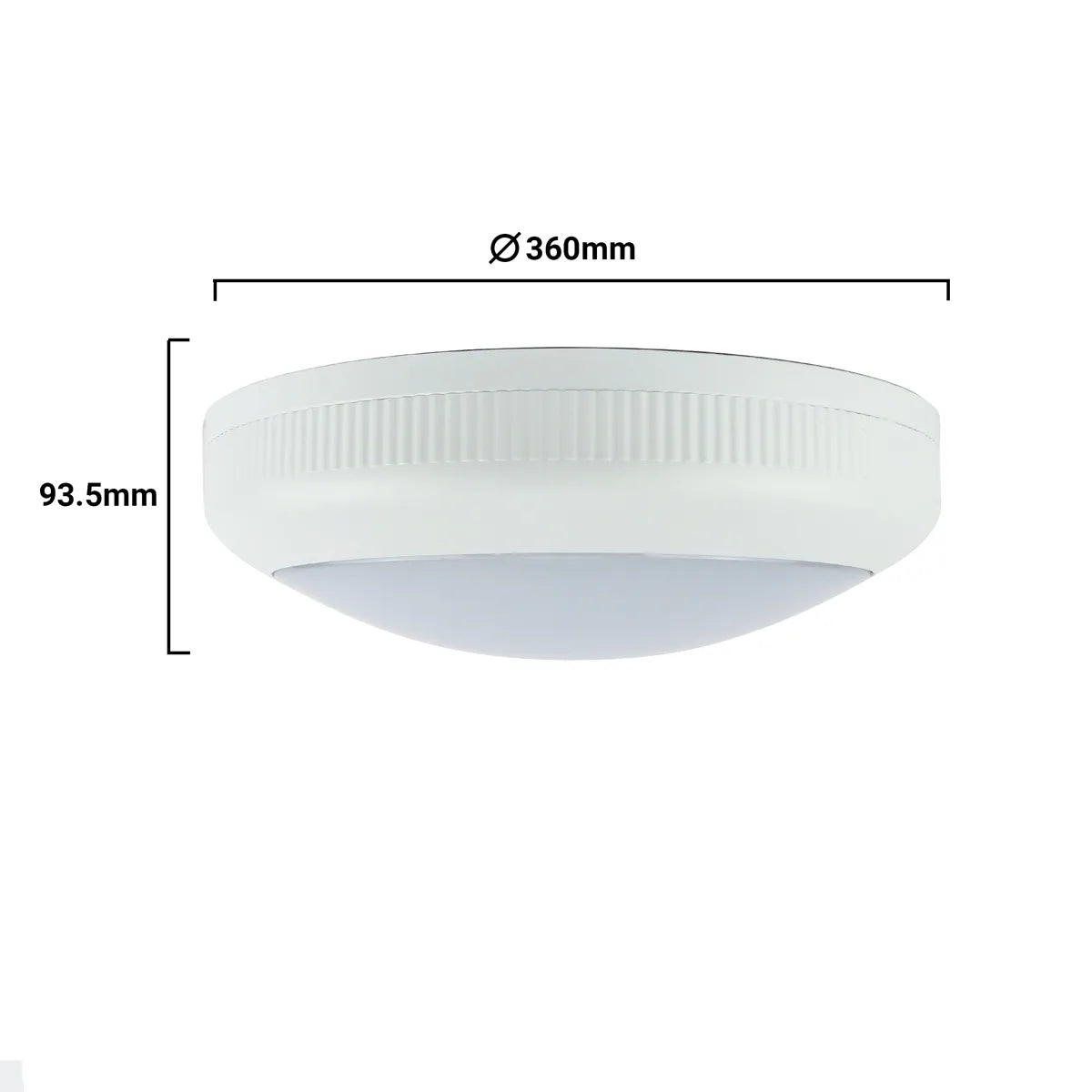 LED Bulkhead surface mounted IP66 IK08 waterproof 36cm 30W