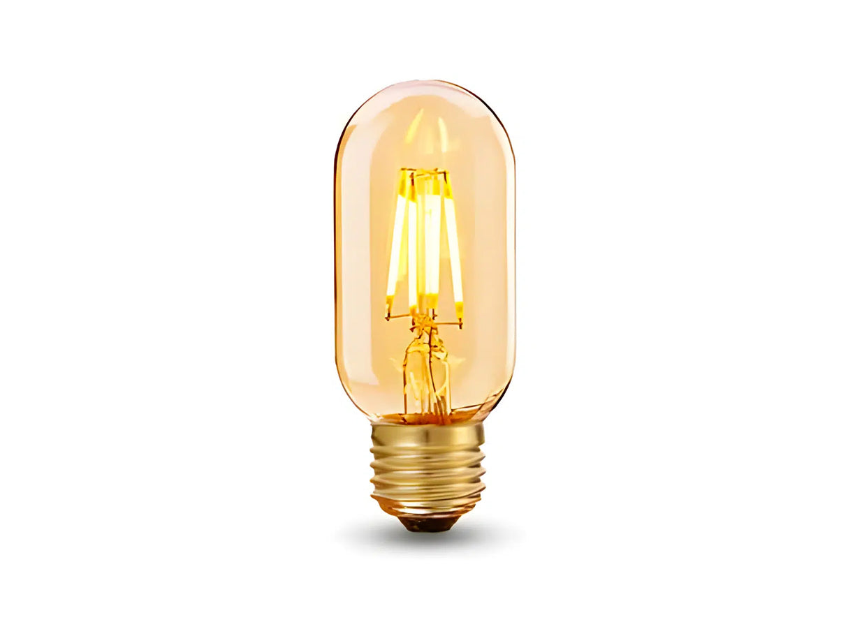 E27 LED Lamp filament T45 tube 4W 2200K amber dimmable