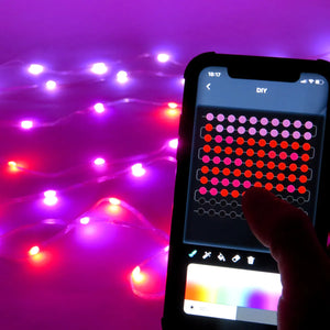 Smart LED Christmas Lights RGB String 10 meters App control 5 watt