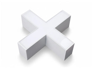 Conector en X para barras de luz LED | Para sistemas de grids