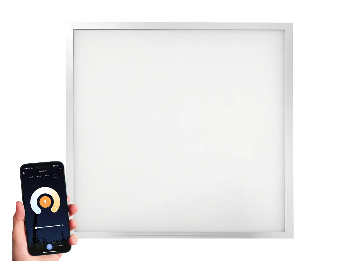 Panel LED WiFi 62x62cm 36W 100lm/W - Color de luz ajustable CCT