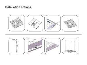 Panel LED 60x60cm 28W 140lm/W Color de luz ajustable (CCT)