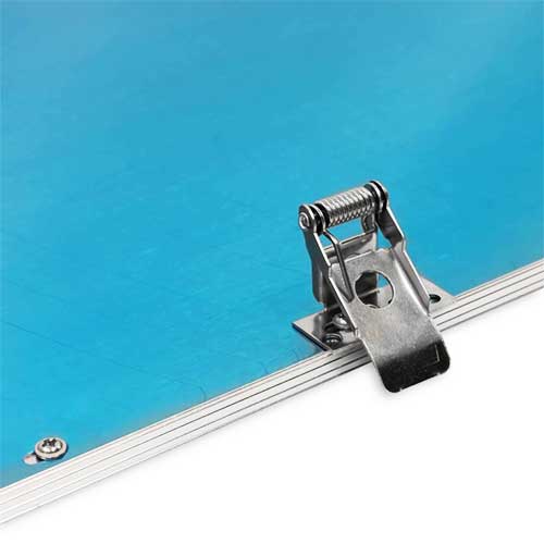 Recessed clamps for LED Panels