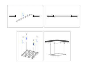 LED Panel 30x120cm UGR<19 28W 140lm/W