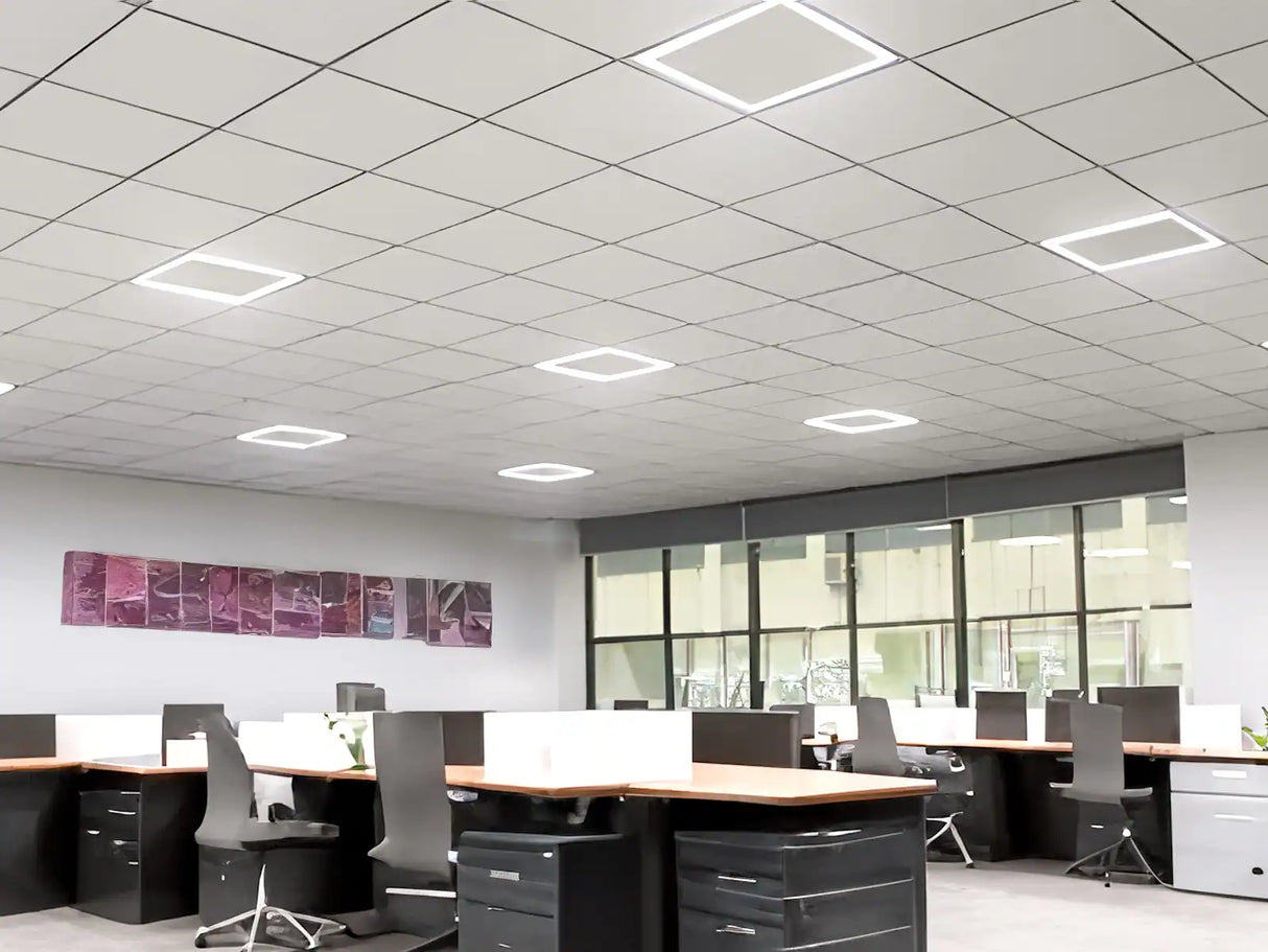 LED Panel hollow 60x60cm 36W Adjustable light color (CCT)