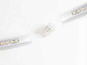 Conector para tira LED 220V 25mm IP65 2-pin
