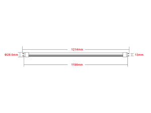 Tubo LED TL T8 120cm 15/18W 200lm/W